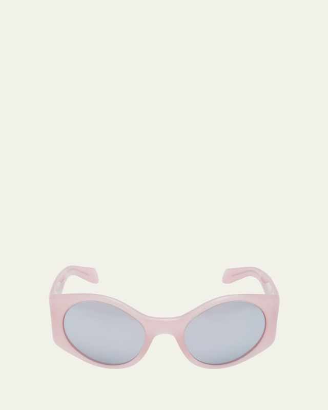 Ennis Acetate Oval Sunglasses